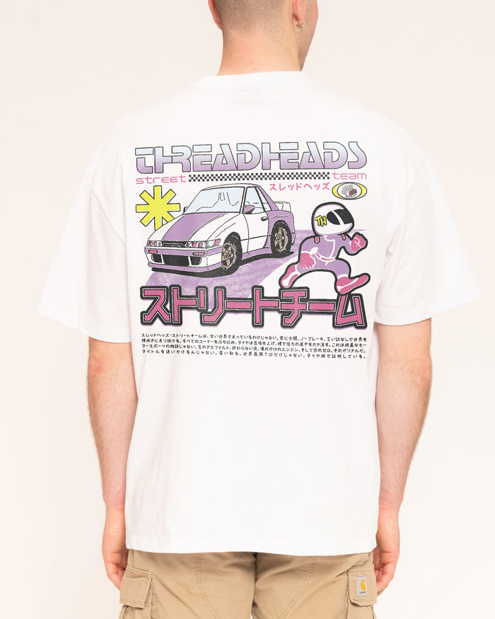 Street Team White Oversized Tee