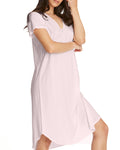 Supima® Cotton Gown Bliss Pink