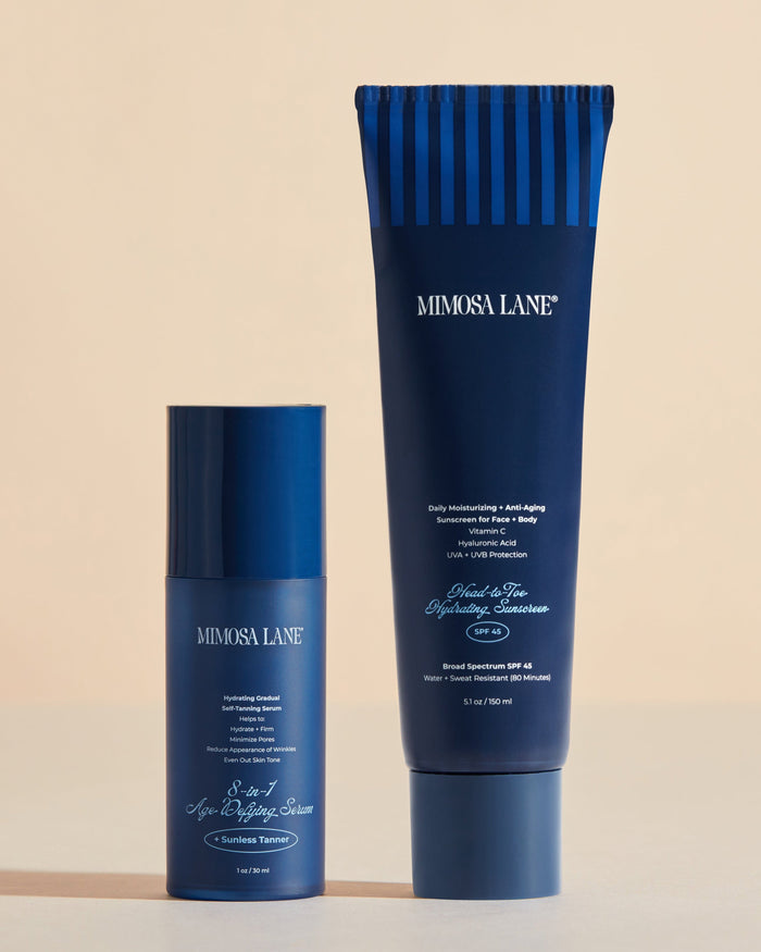 The Power Duo: Self-Tan Serum + SPF 45 (Best Seller)