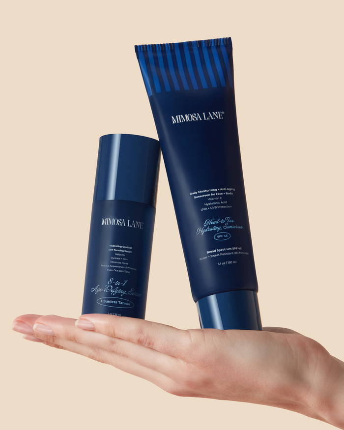The Power Duo: Self-Tan Serum + SPF 45 (Best Seller)