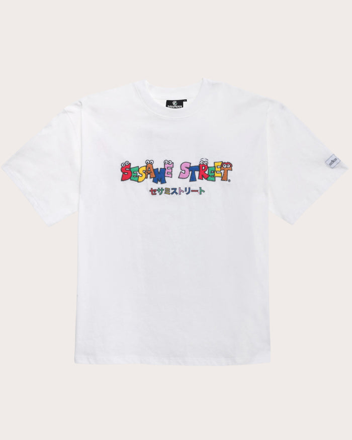 Tokyo Bin Party White Oversized Tee