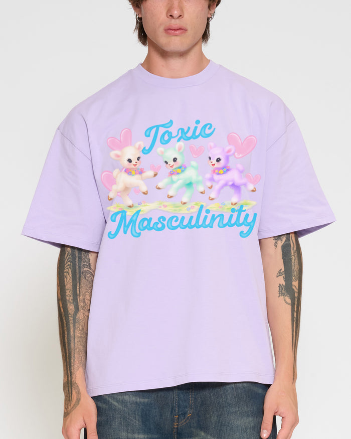 Toxic Masculinity Lilac Oversized Tee
