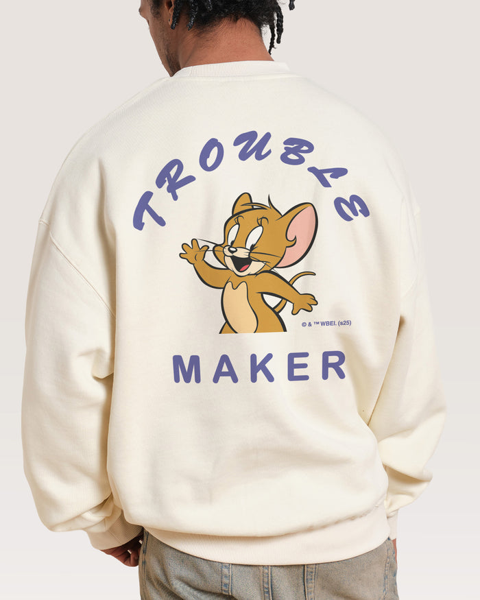 Troublesome Jerry Natural Sweatshirt