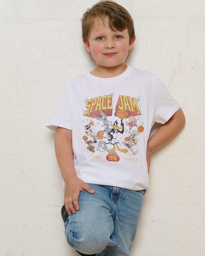 Tune Squad 1996 White Kids T-Shirt