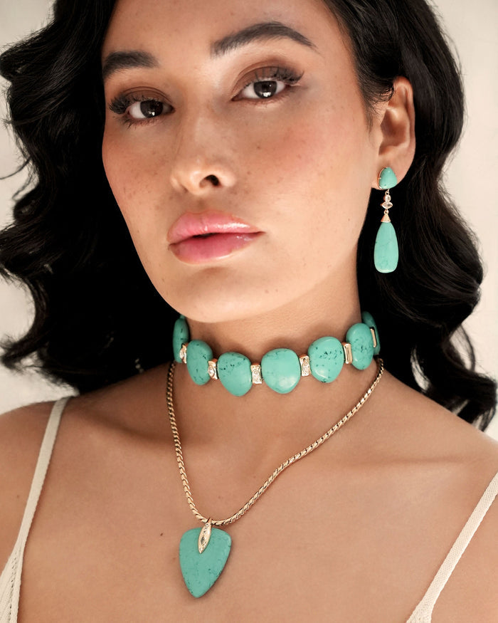 Turquoise Solstice Drop Earrings