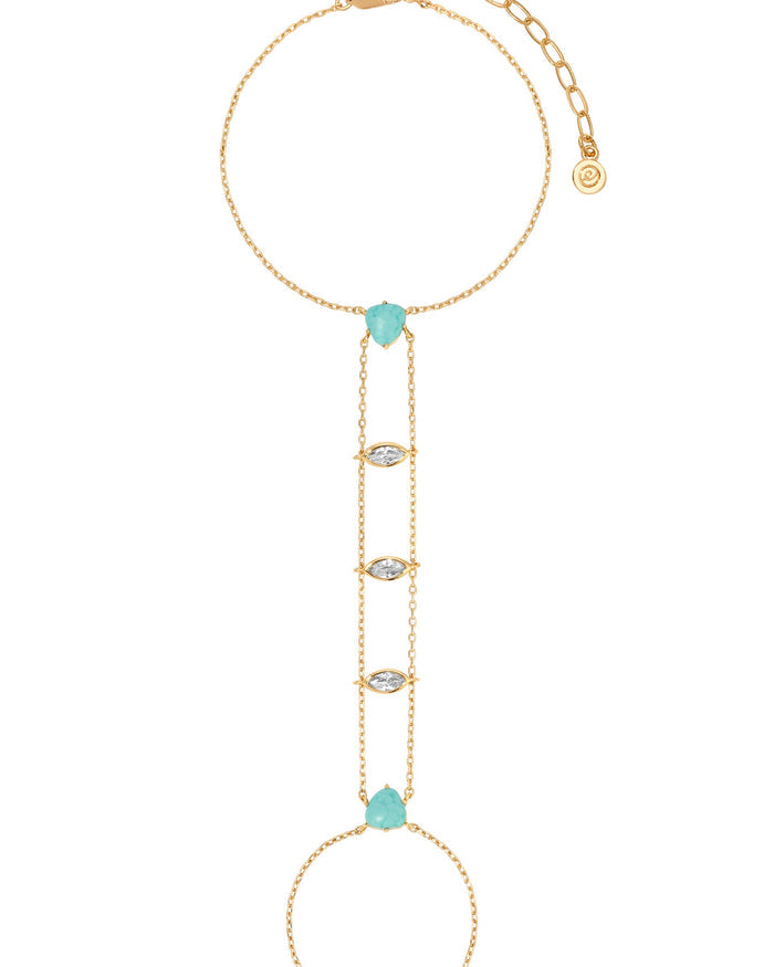 Turquoise Solstice Hand Chain