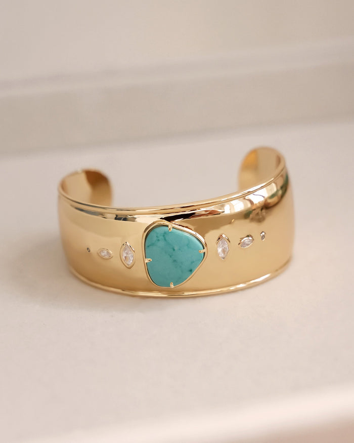 Turquoise Solstice Thick Cuff
