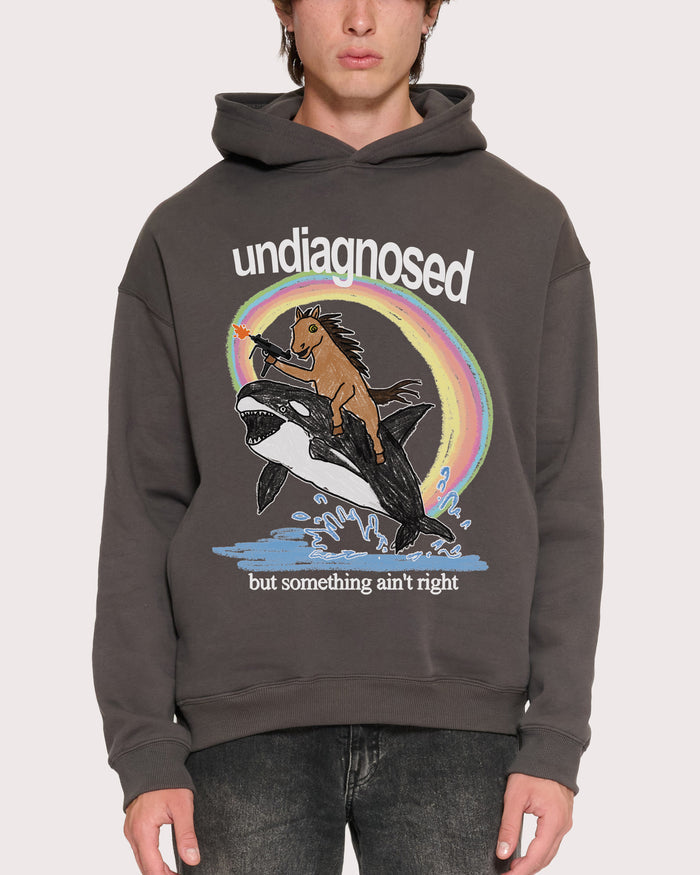 Undiagnosed Charcoal Hoodie