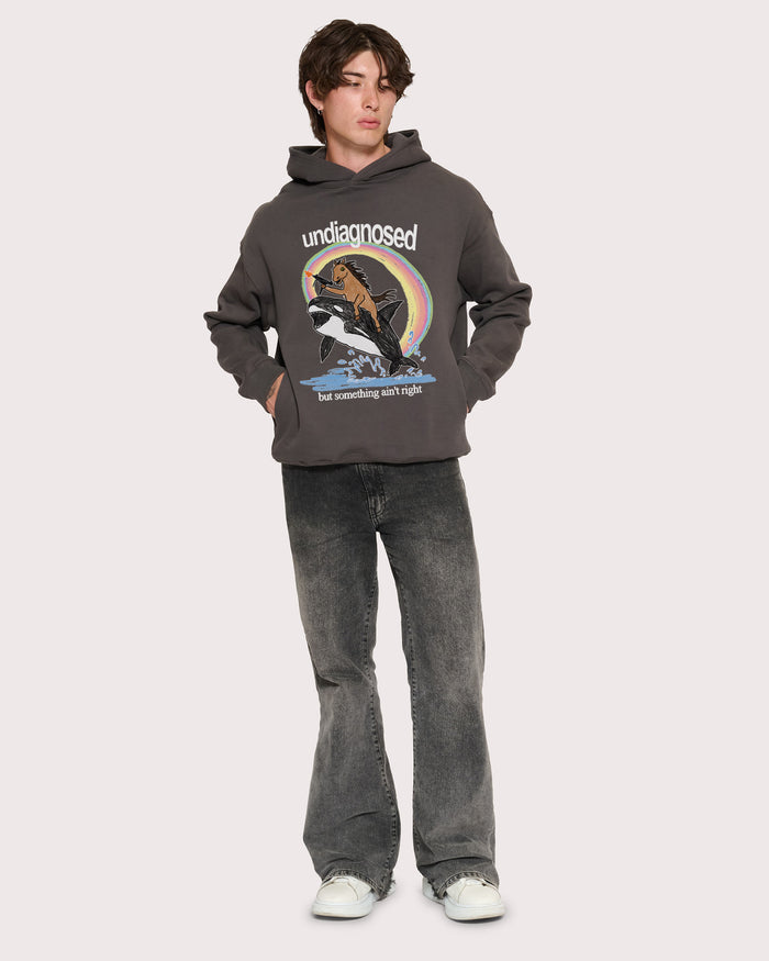 Undiagnosed Charcoal Hoodie