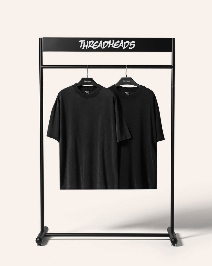 Wash Tee 2 Pack: Black Stone