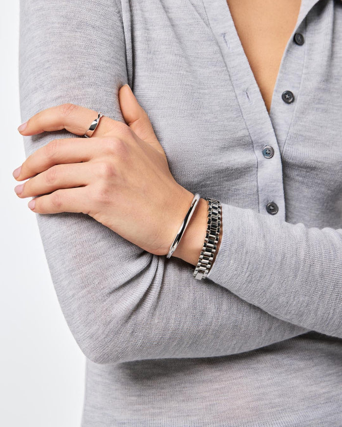 Watch Strap Bracelet - Ora Silver