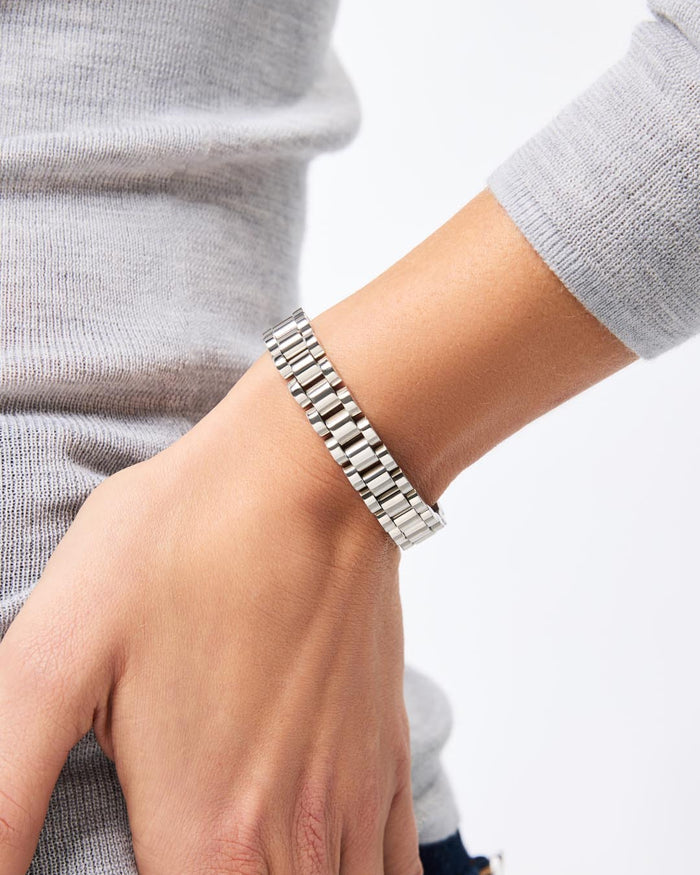 Watch Strap Bracelet - Ora Silver
