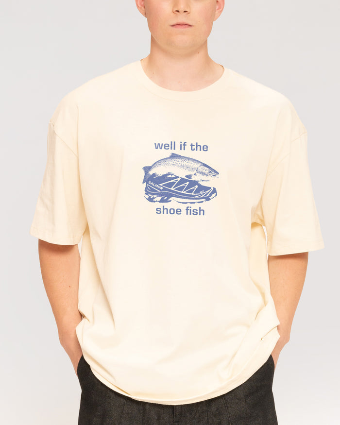 Well if the Shoe Fish Natural Oversized Tee