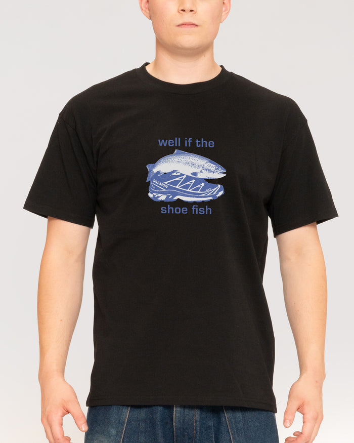 Well if the Shoe Fish Black T-Shirt