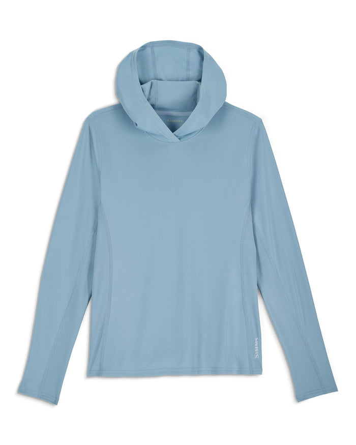13927-881-W-S-SIMMS-CHALLENGER-SOLAR-HOODY-Pinboard-S26-Front Steel Blue