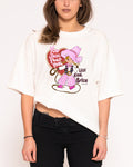 Yeed Your Last Haw White Boxy Crop Tee