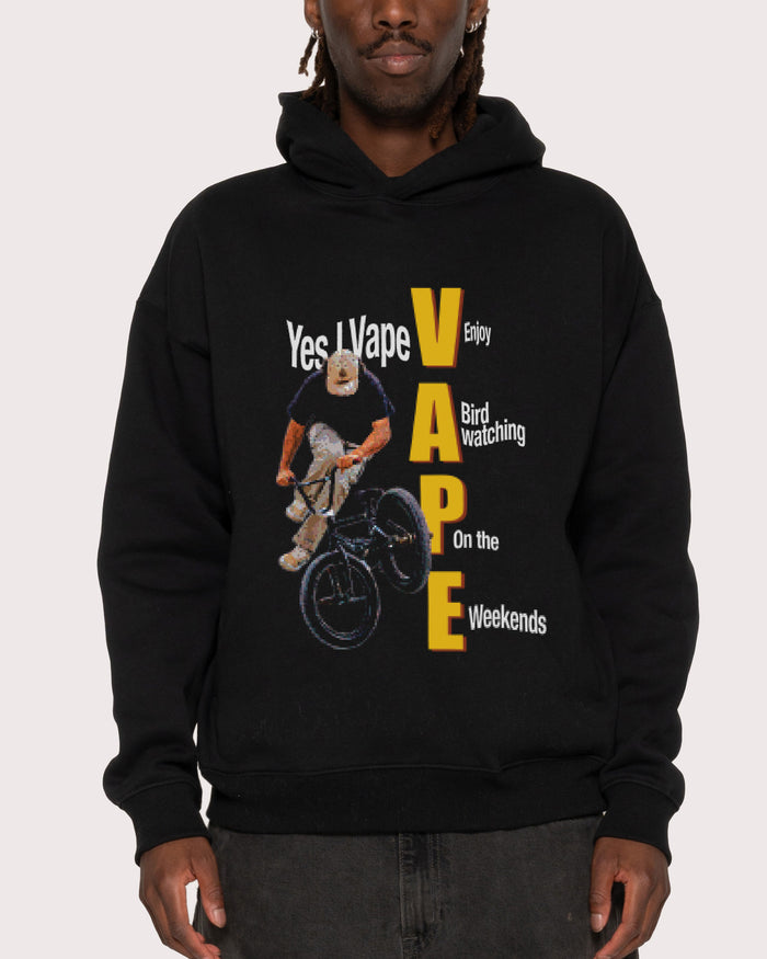 Yes I Vape Black Hoodie