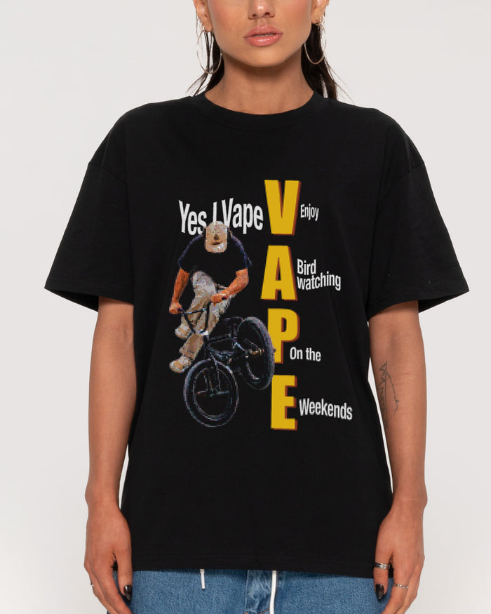 Yes I Vape Black T-Shirt