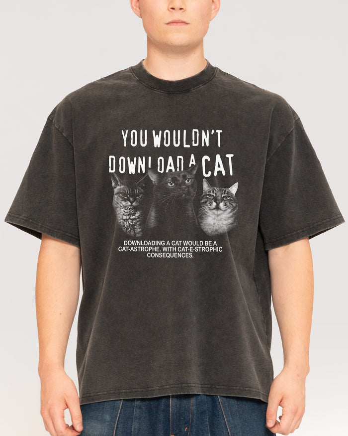 You Wouldn’t Download a Cat Oversized Tee